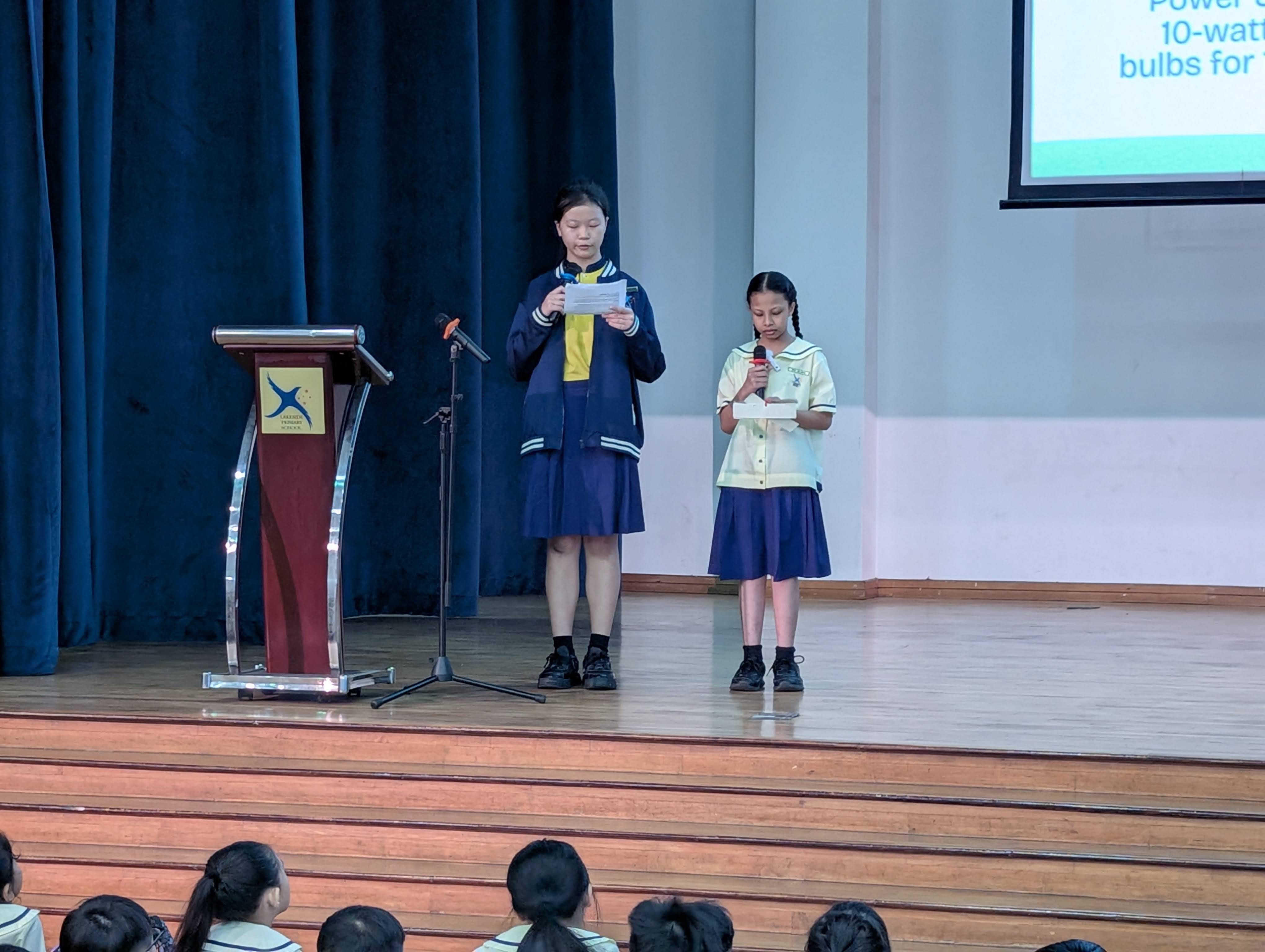 Energy TED Talk by our students, Luo Han and Falisha